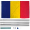 Budget aluminium flagpole with ground sleeve