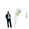 Beach flag Drop type size S - 75/165 cm. Beach flag Drop type size S - 75/165 cm.
