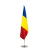 Luxury satin flag of Romania