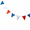 Fencing tape - a garland of triangular flags in the color of your choice
