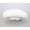 PVC decorative flagpole top white Mushroom type