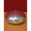 Pvc decorative flagpole top silver mushroom type
