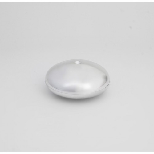 Pvc decorative flagpole top silver mushroom type