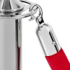 Silver post & rope barrier kit