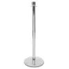 Silver post & rope barrier kit
