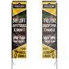 Advertising flagpole Banner type size M