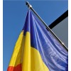 Outdoor Romania flag kit - flag holder, flag stick and an outdoor flag of Romania 90/135 cm.