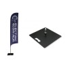 Steel plate base - 4 kg.