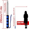Telescopic flag stick - up to 200 cm.