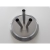 Interior chrome flag stand for three flags - 220 cm.