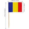 Cocktail toothpicks flag of Romania