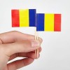 Cocktail toothpicks flag of Romania