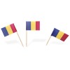 Cocktail toothpicks flag of Romania