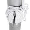 Budget aluminium flagpole with decorative ball top