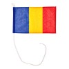 Flag of Romania for boats - extra durable