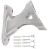 Stainless steel wall flag holder with two positions
