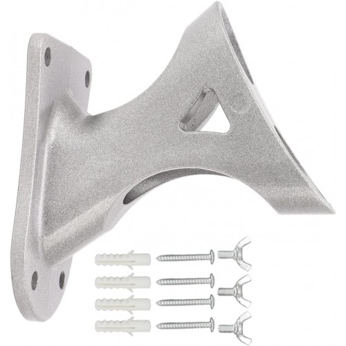 Stainless steel wall flag holder with two positions