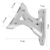 Stainless steel wall flag holder with two positions