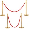 Gold post & rope barrier kit