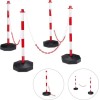 PVC Queuing barrier post with water base