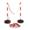 PVC Queuing barrier post with water base
