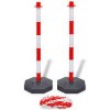 PVC Queuing barrier post with water base